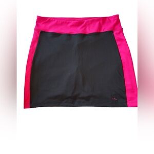 Maggie Lane Vibrant Pink and Black Women's Skorts Medium